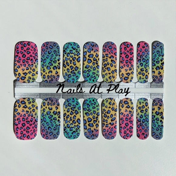 5 for $15 Nail Wraps- Rainbow Safari - Picture 3 of 7